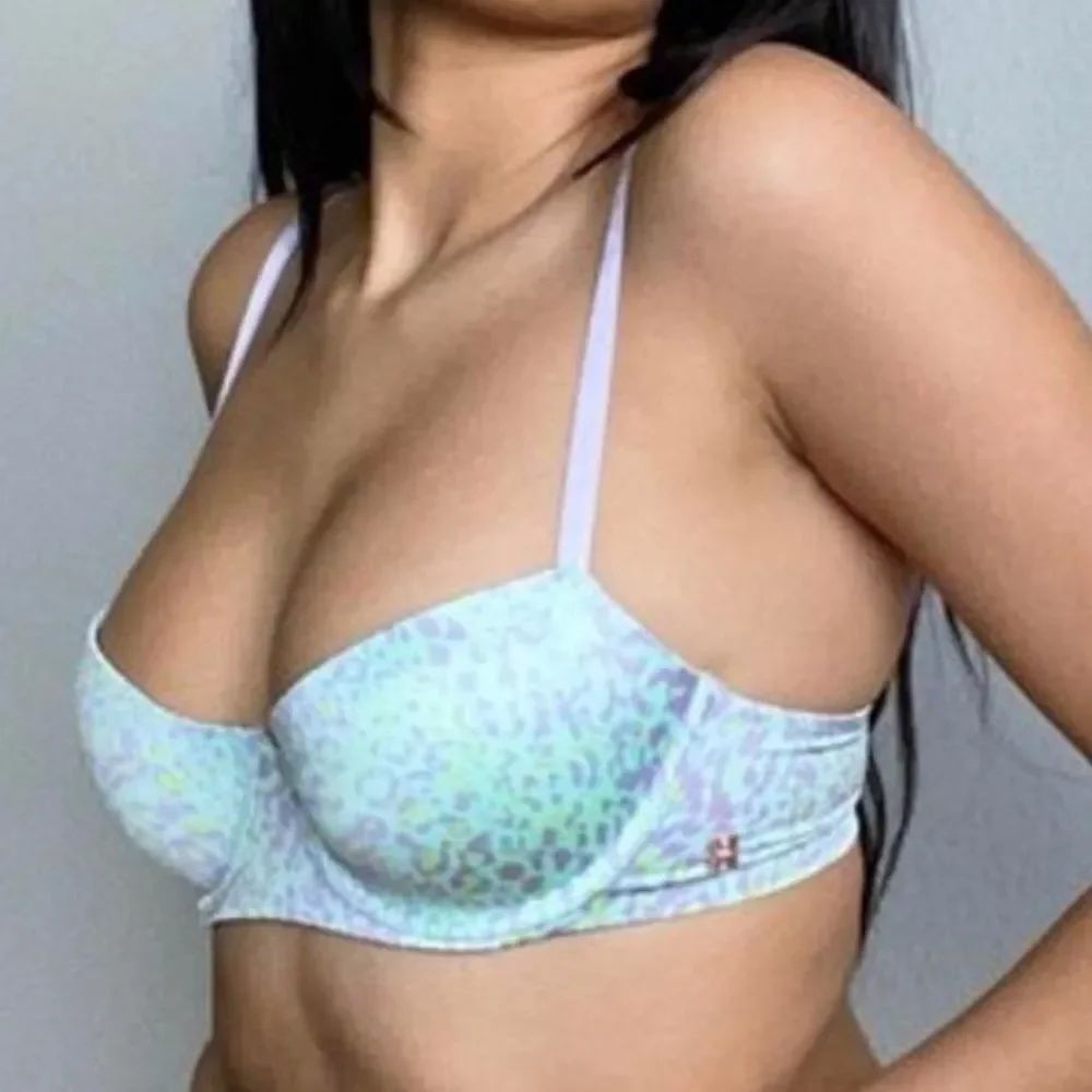 Lavender Leopard-Print Savage Balconette Bra Size Approximate 32